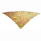 Psychedelic swirls vintage 1960s headscarf